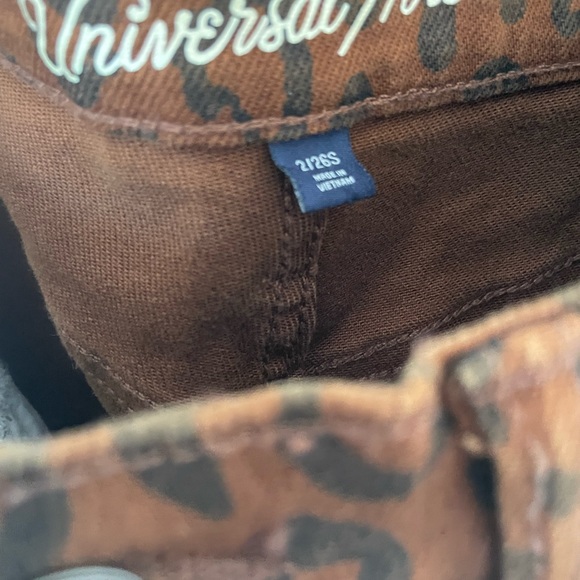 Universal Thread Vintage Straight Leopard Animal Print Jeans Sz2 W26S - Picture 6 of 7